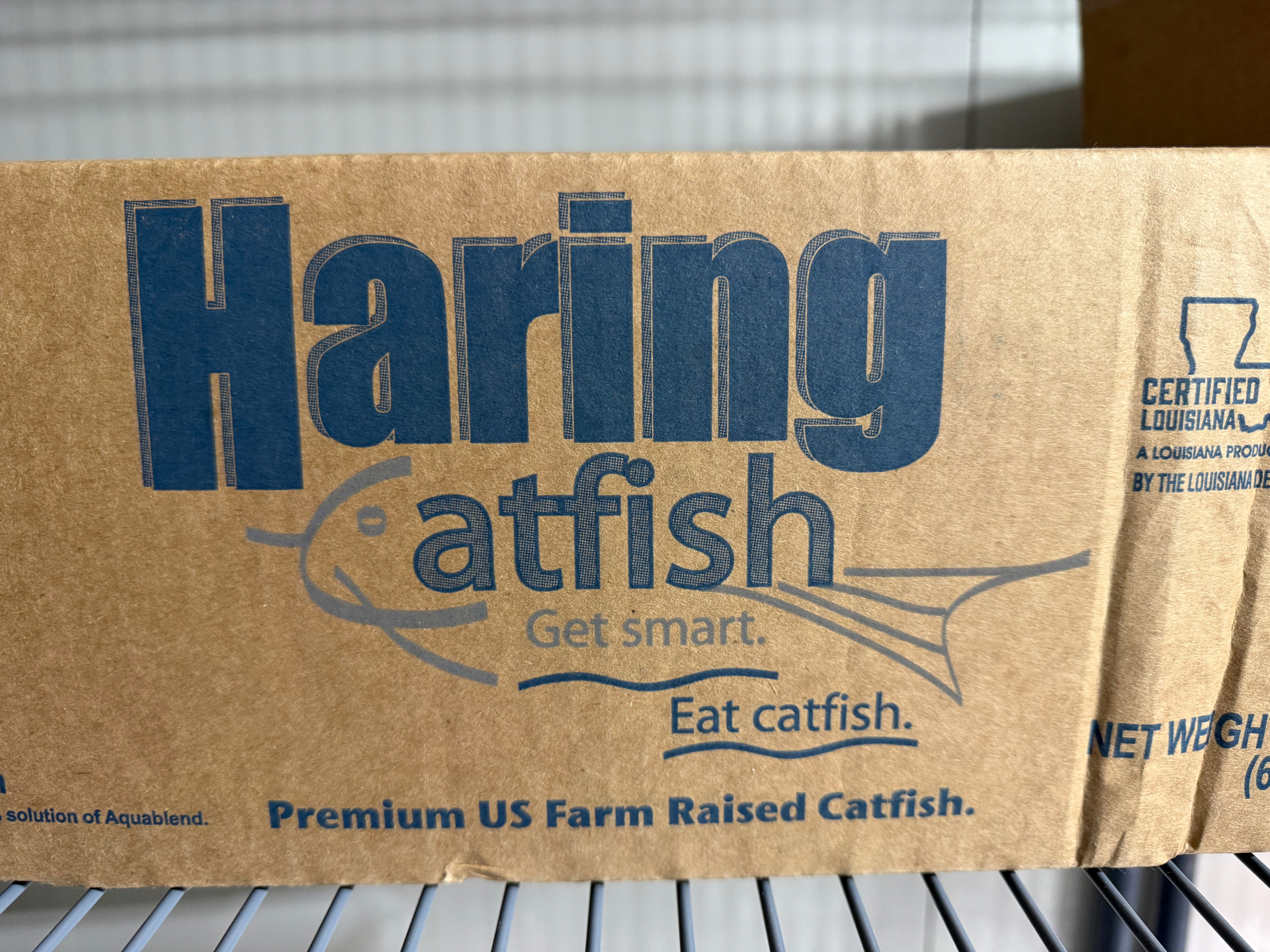 Haring Catfish box — premium US farm raised catfish
